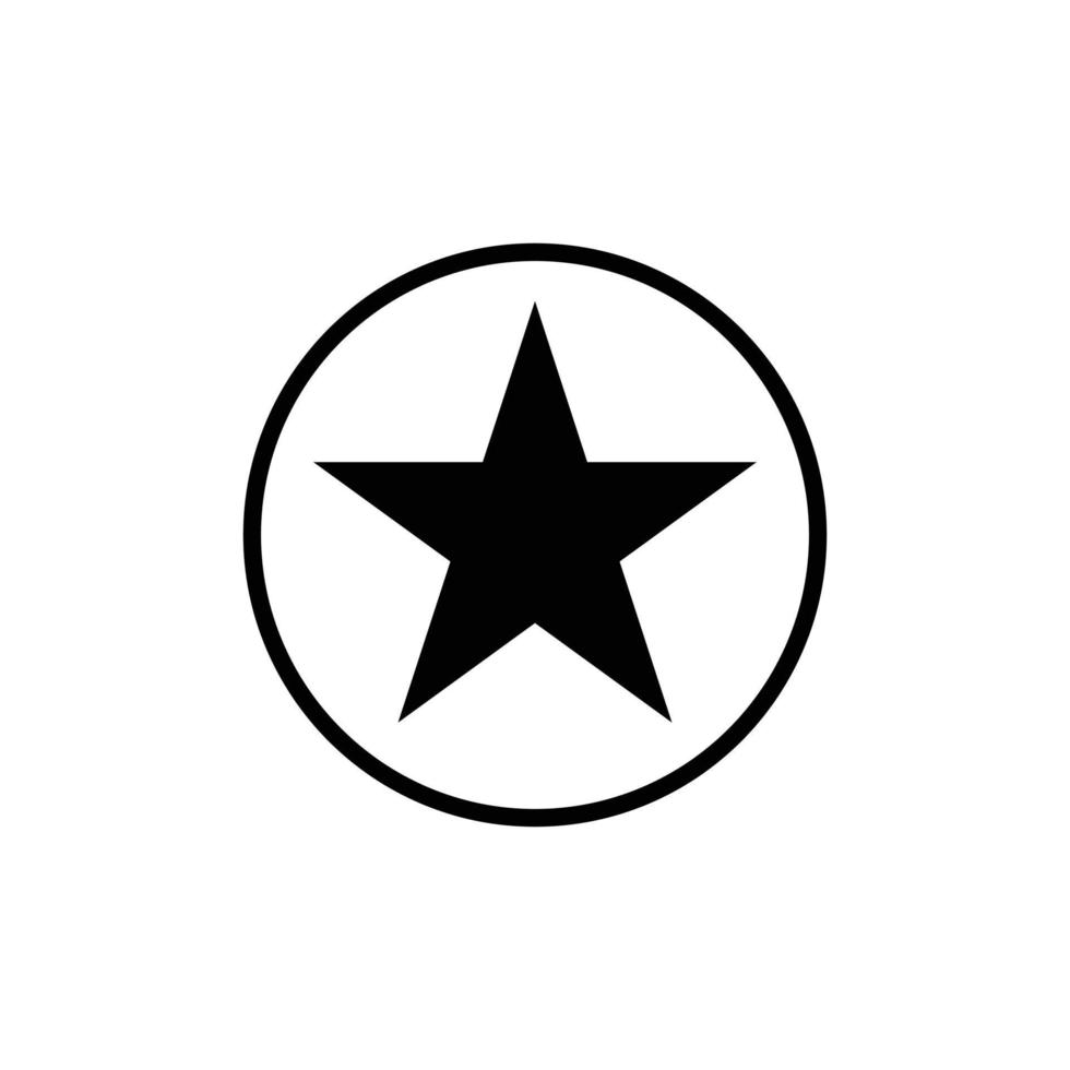 Stern-Symbol. Design-Vorlagenvektor vektor