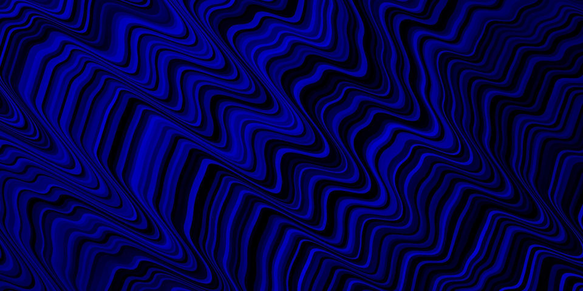 dunkelblaue Vektortextur mit trockenen Linien. vektor