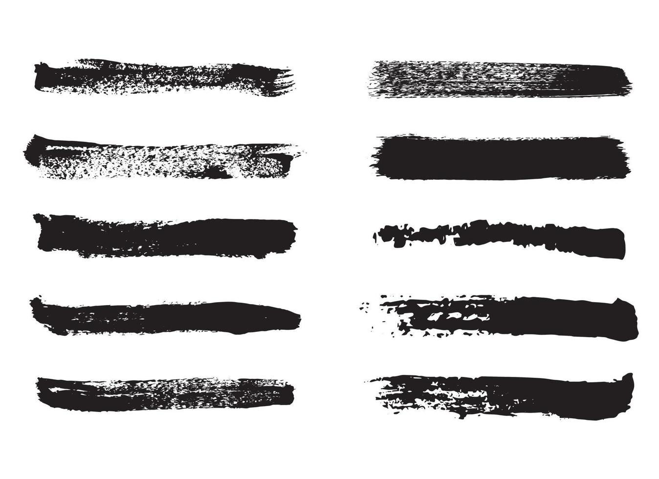 borsta stroke grunge vektor design illustration isolerat på vit bakgrund