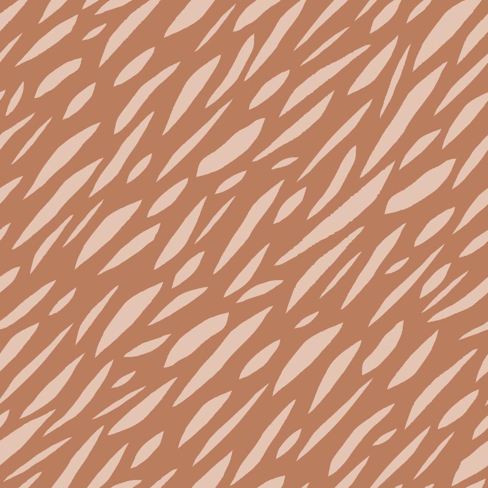abstrakt brun borsta stokes sömlös mönster. enkel randig bakgrund. vektor illustration.