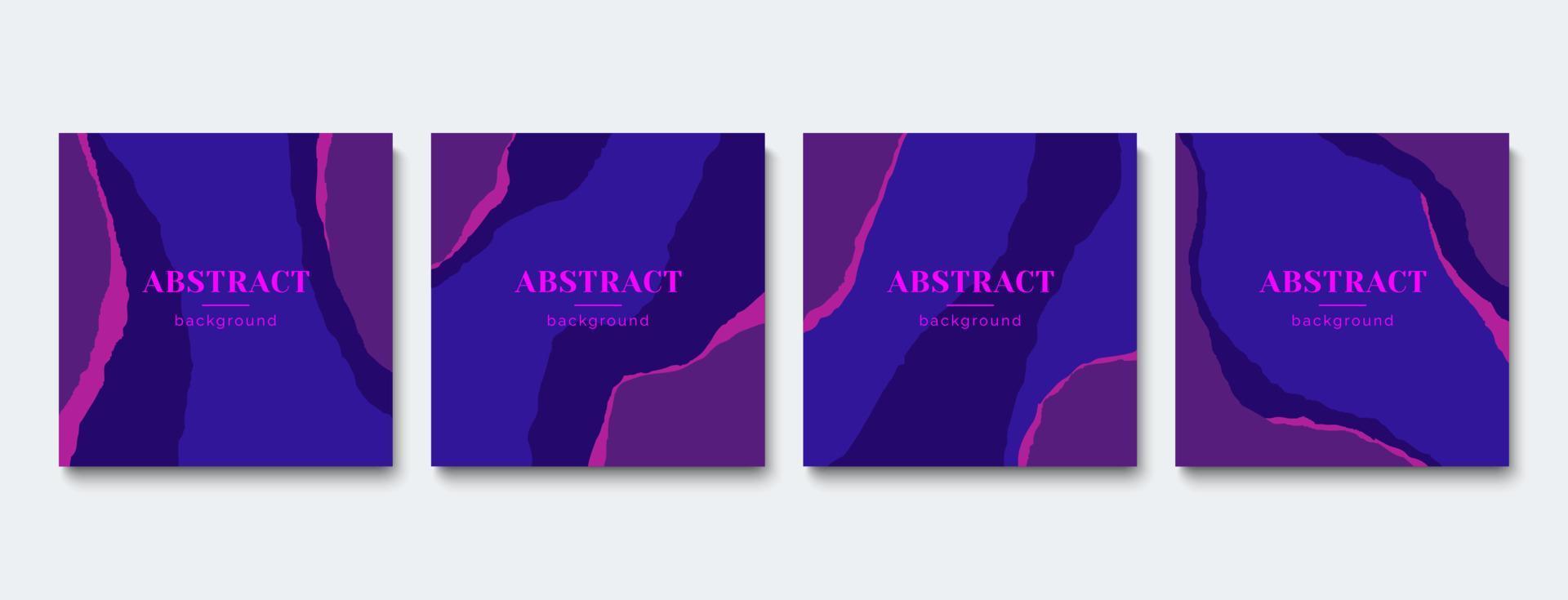 uppsättning av abstrakt neon bakgrund mall. vektor illustration för omslag, baner, broschyr, affisch, flygblad och Övrig.