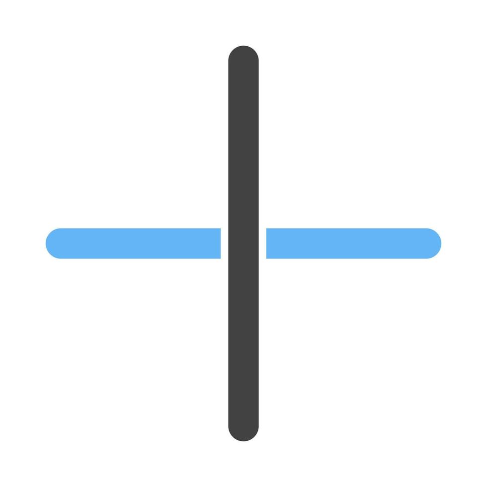 Konto Glyphe blau und schwarz Symbol hinzufügen vektor
