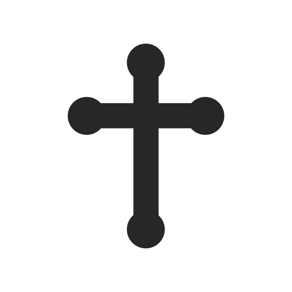 korsa religion Gud vektor illustration ikon. symbol kristendomen och form kristen tecken. religiös krucifix tro och katolicism svart helig konst. andlighet element Jesus design och isolerat vit