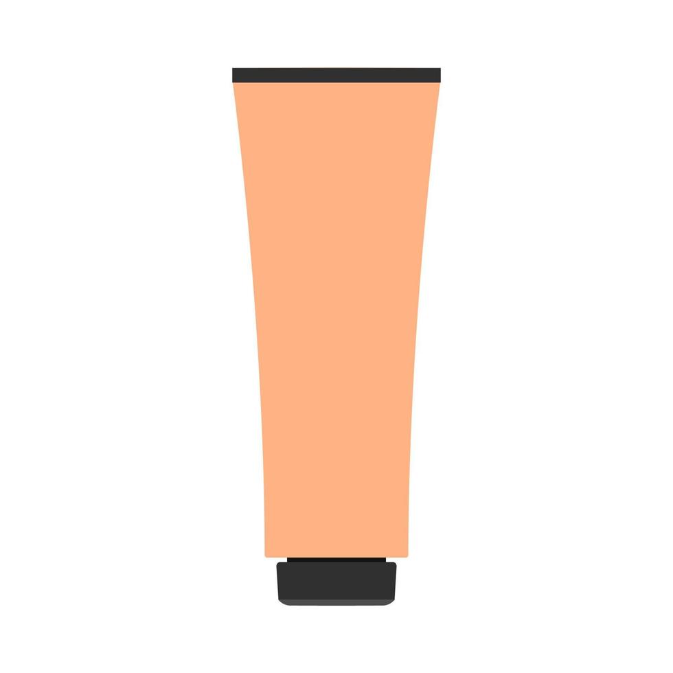 Creme Flasche Abbildung Gesundheit kosmetische Lotion Vektor-Symbol. Naturprodukt Tube Hautpflege Handgel Nahaufnahme vektor