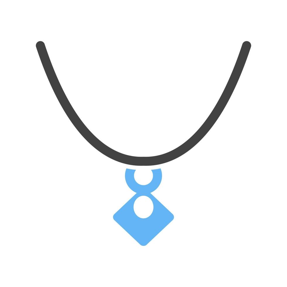medaljong glyf blå och svart ikon vektor