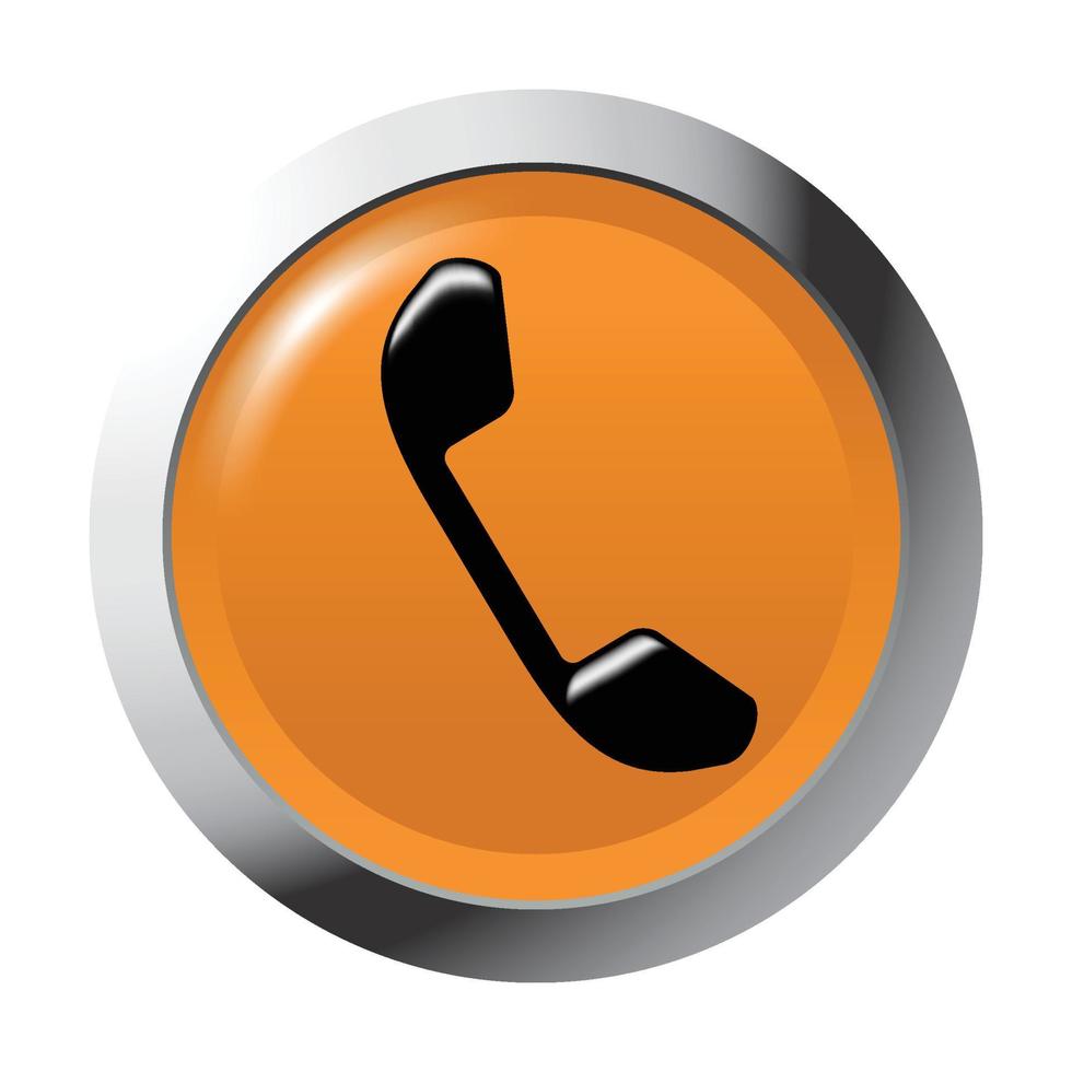 3d telefon knapp, illustration av telefon meny, Ansökan och kontor Utrustning, lämplig Begagnade för Ansökan, kontor, och etc, en gång klick eller dubbel- klick till använda sig av dem. vektor