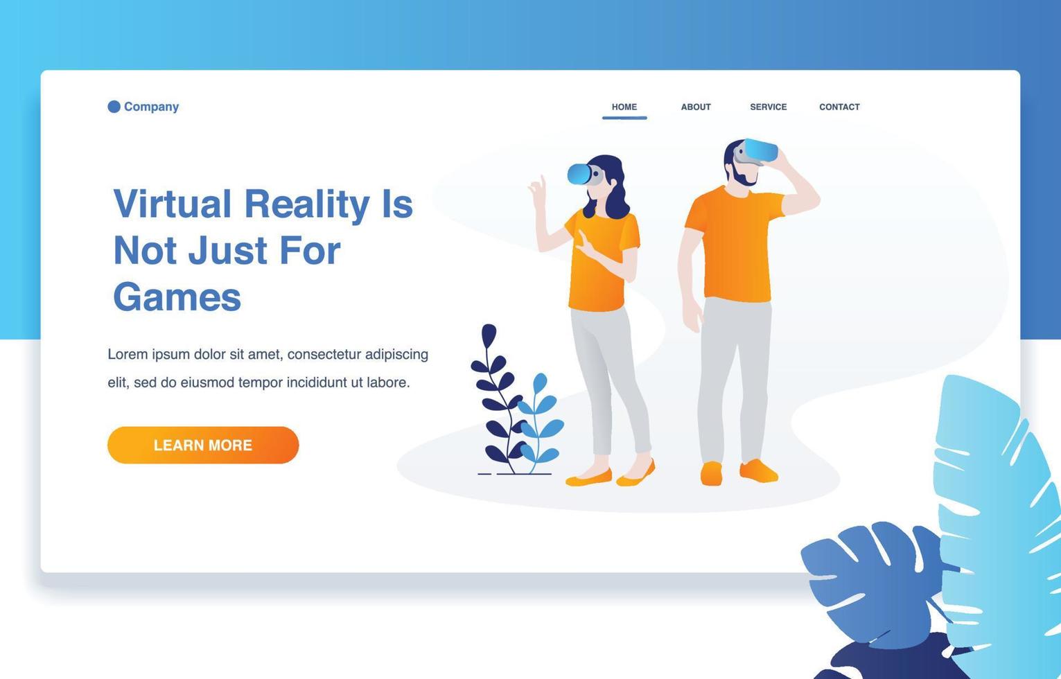 Menschen nutzen virtuelle Realität zum Lernen vektor