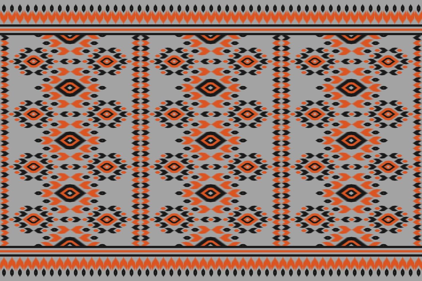 matta etnisk mönster konst. ikat sömlös mönster traditionell. amerikansk, mexikansk stil. design för bakgrund, tapet, vektor illustration, tyg, Kläder, matta, textil, batik, broderi.