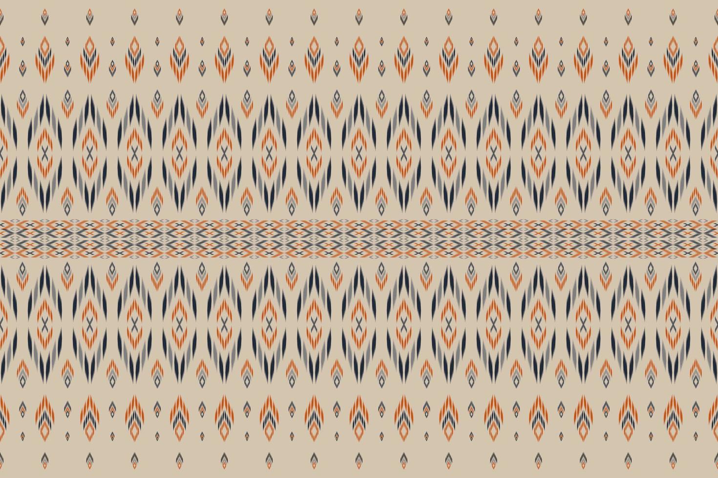 matta etnisk mönster konst. ikat sömlös mönster traditionell. amerikansk, mexikansk stil. design för bakgrund, tapet, vektor illustration, tyg, Kläder, matta, textil, batik, broderi.