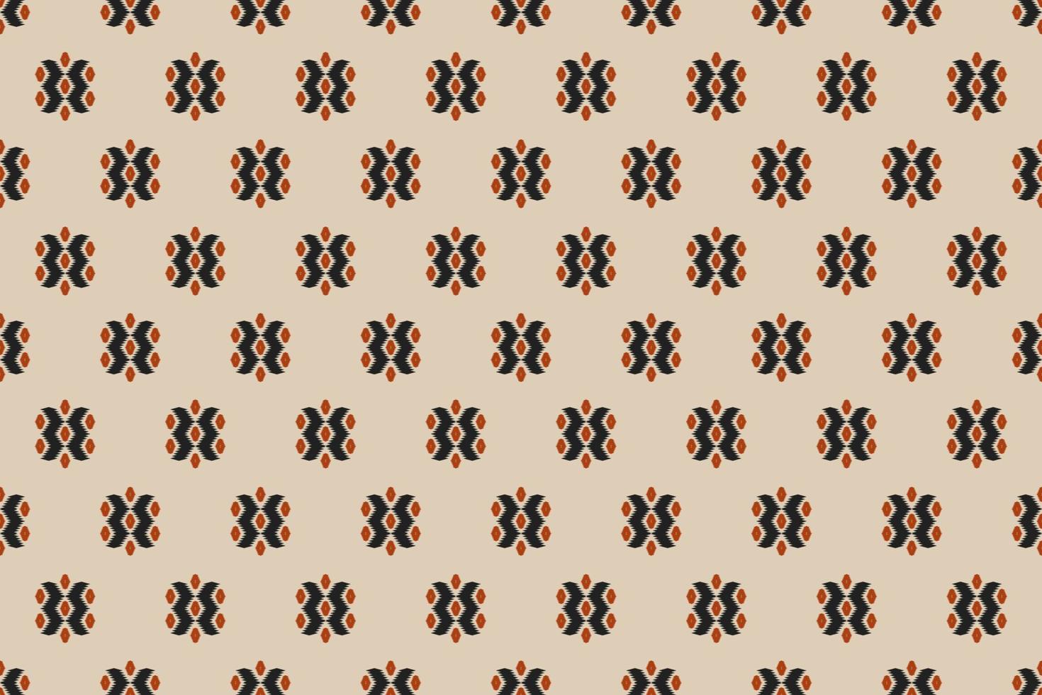 stoff ethnische muster kunst. ikat nahtloses muster im stammes-. amerikanischer, mexikanischer Stil. Design für Hintergrund, Tapete, Vektorillustration, Stoff, Kleidung, Teppich, Textil, Batik, Stickerei. vektor