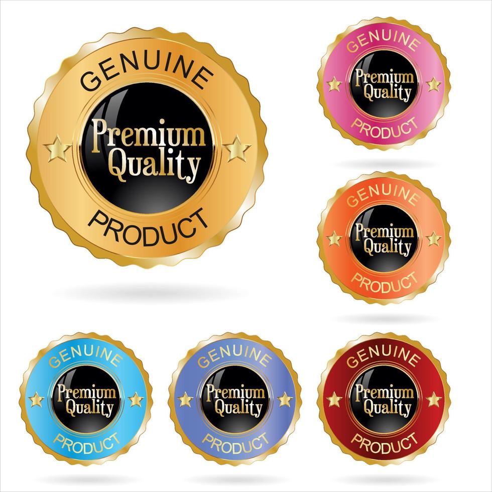 samling av färgrik premie kvalitet märken och etiketter vektor