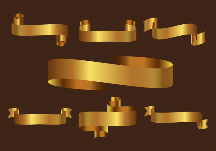 Free Gold Ribbon Vektor