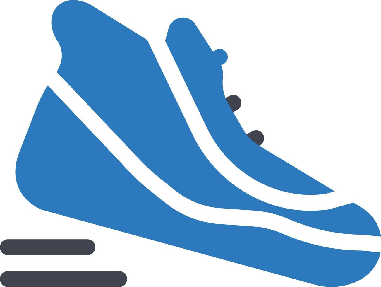 sportschuhe vector illustration auf einem hintergrund. hochwertige symbole. vektorikonen für konzept und grafikdesign.