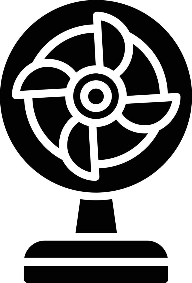 Fan-Glyphe-Symbol vektor