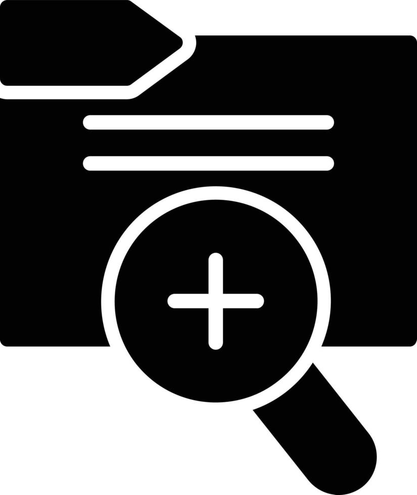 Dateiexpoter-Glyphe-Symbol vektor