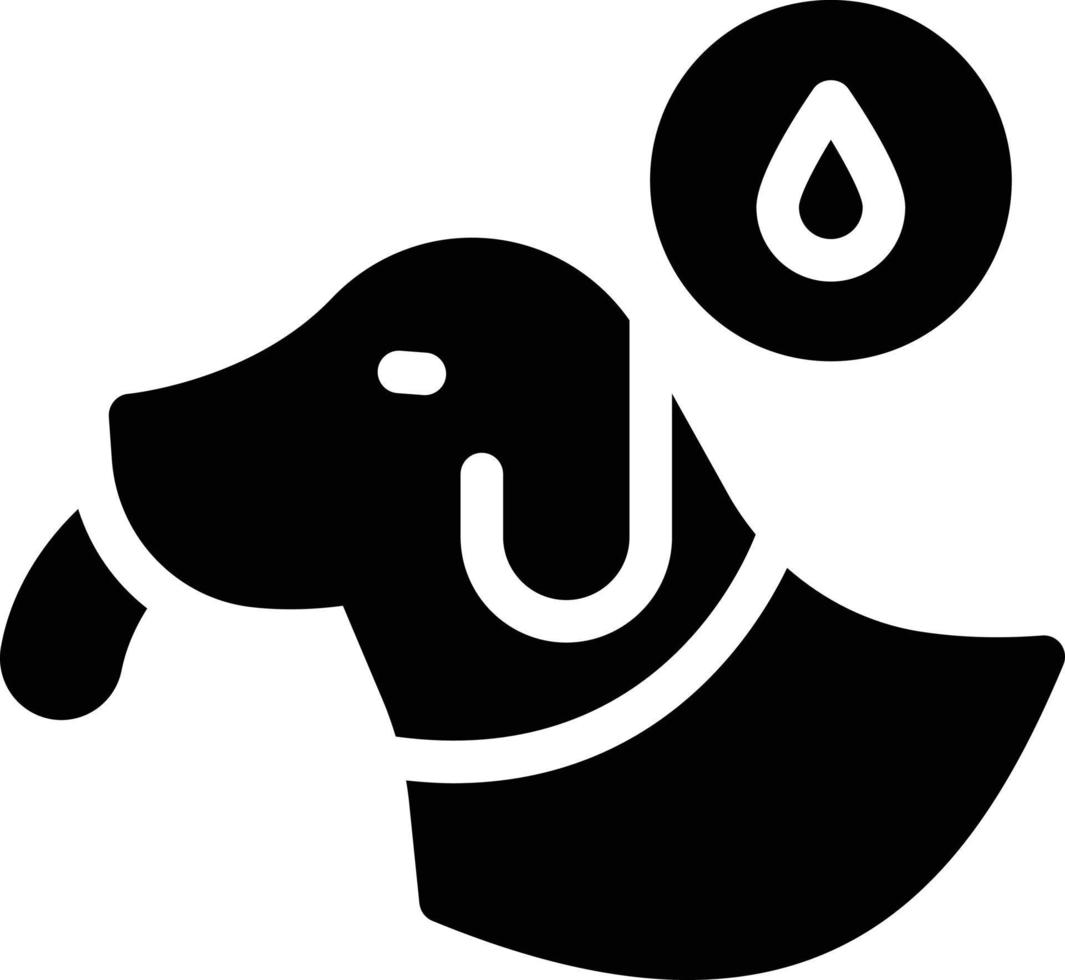 hund vektor illustration på en bakgrund. premium kvalitet symbols.vector ikoner för koncept och grafisk design.