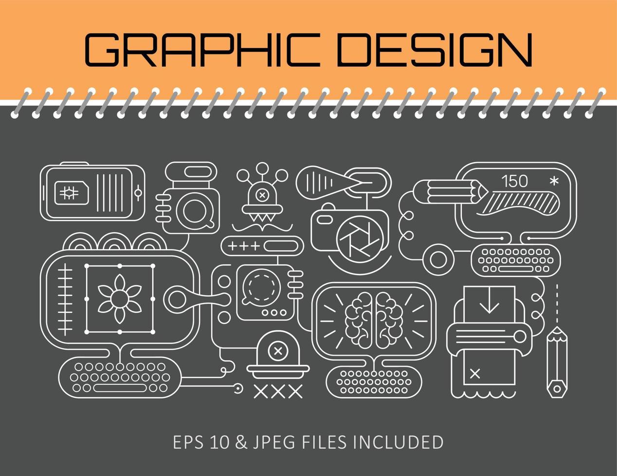 Grafikdesign-Banner-Template-Design vektor