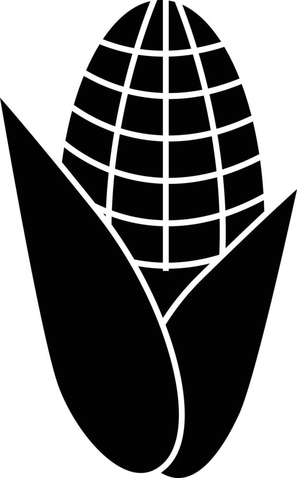 Mais-Symbol auf weißem Hintergrund. Mais Zeichen. flacher Stil. vektor