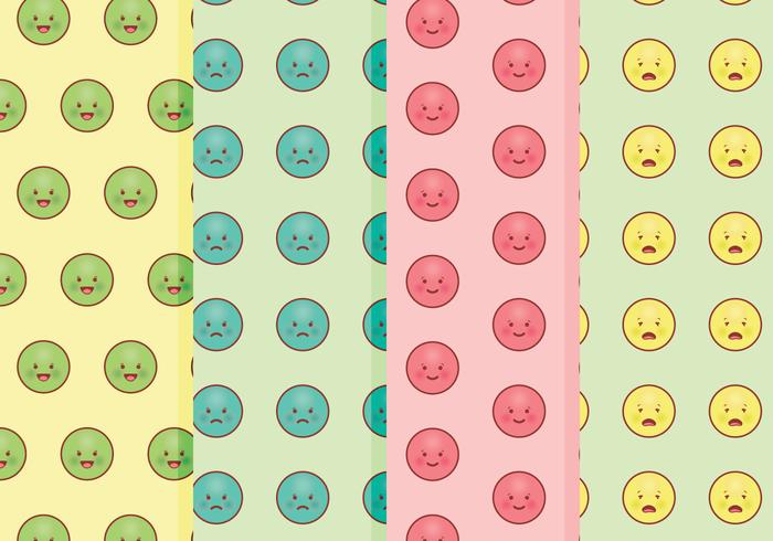 Vektor Emoticons Patterns