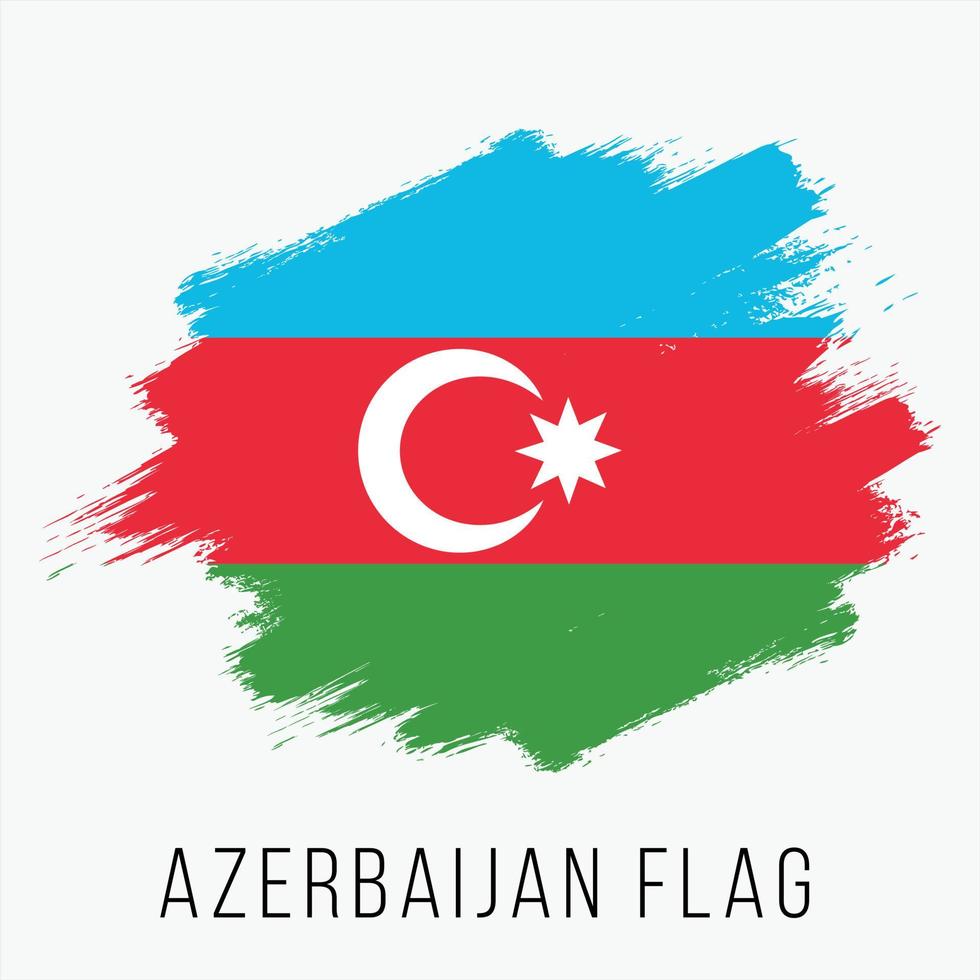 gruneg azerbaijan vektor flagga