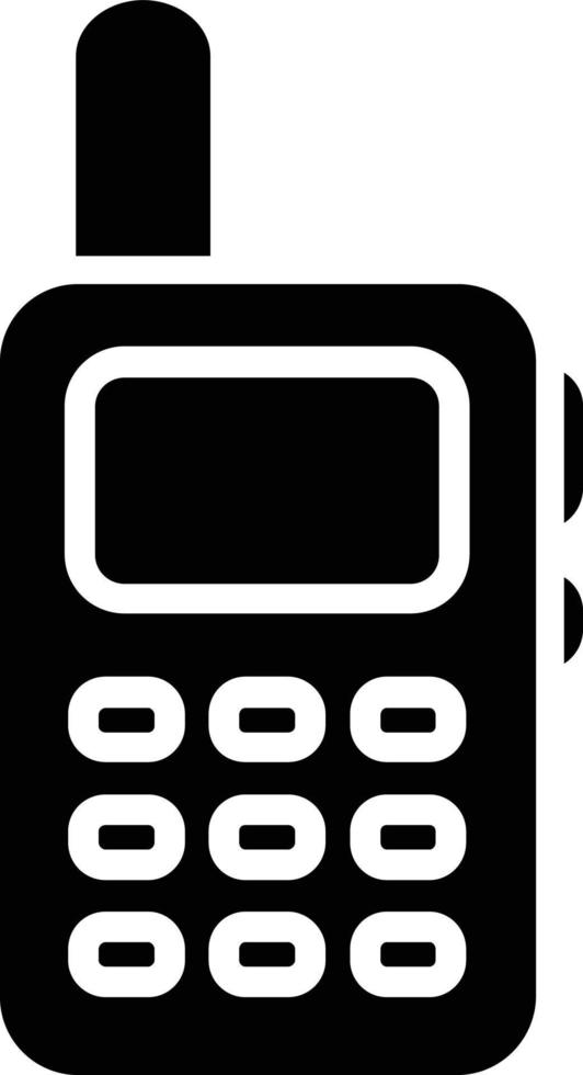 Walkie-Talkie-Glyphe-Symbol vektor