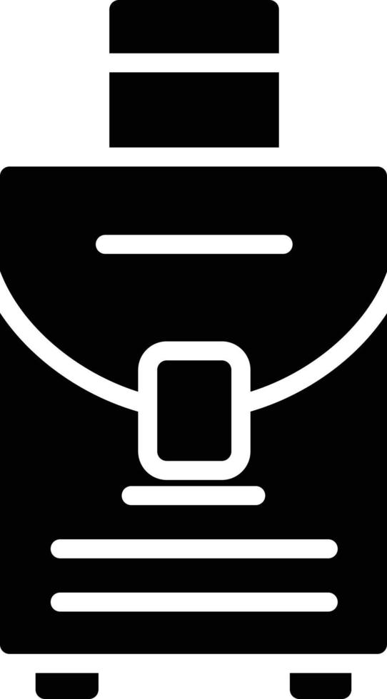 Glyphen-Symbol für Reisetaschen vektor