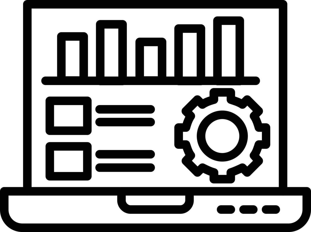 datengesteuertes Symbol vektor