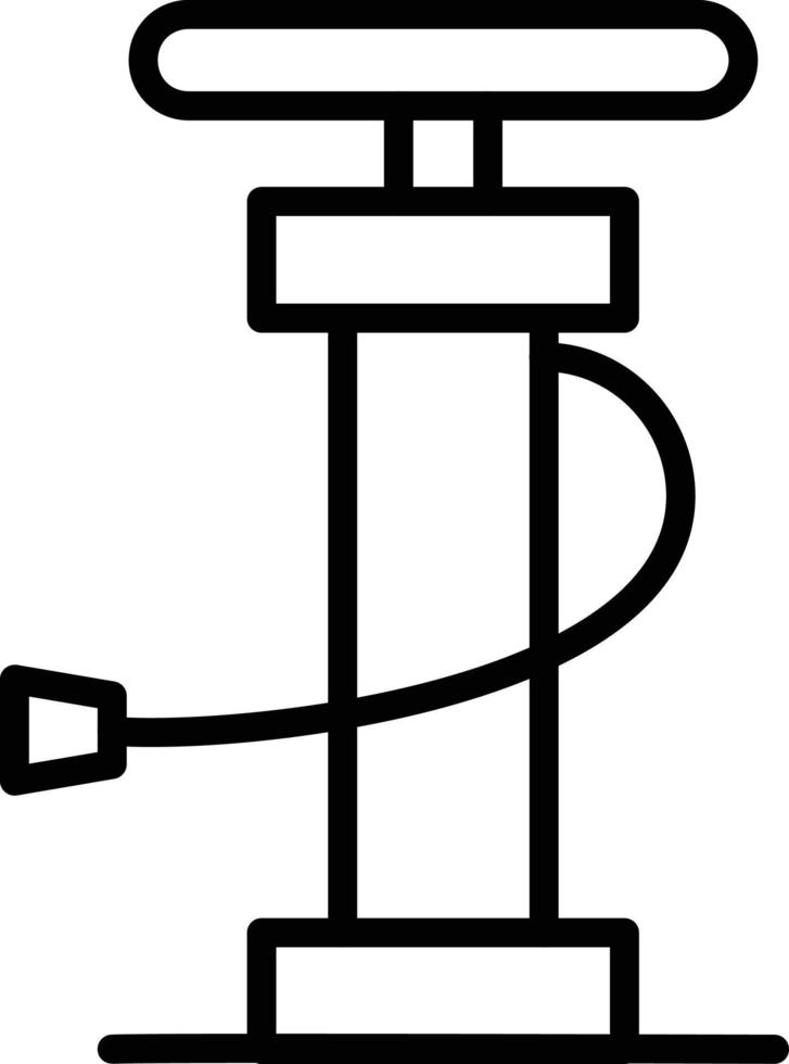 pump linje ikon vektor