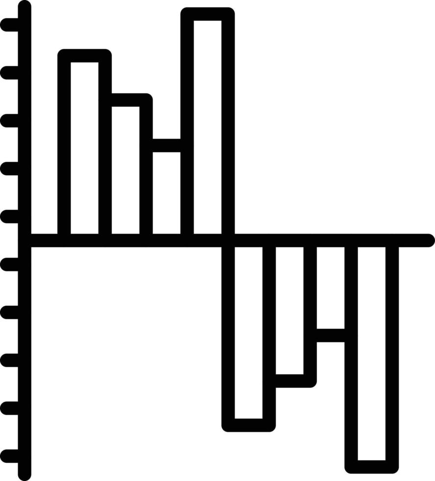 Gantt-Diagramm-Symbol vektor