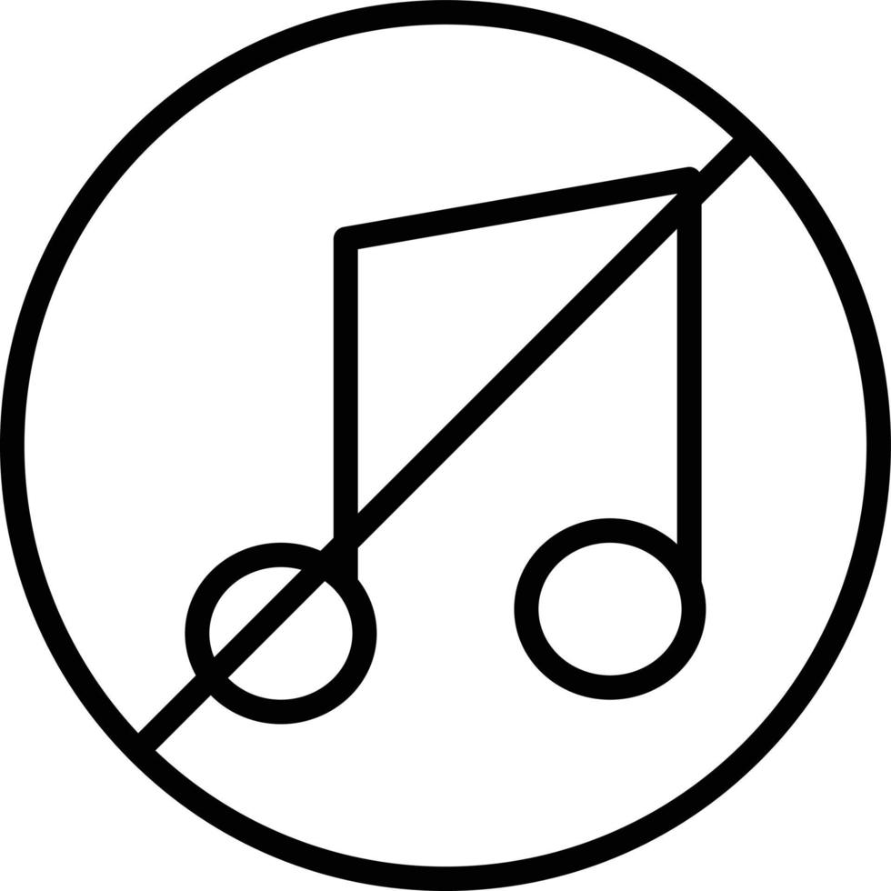 kein Musiksymbol vektor
