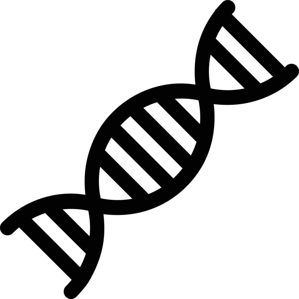 DNA-Glyphe-Symbol vektor