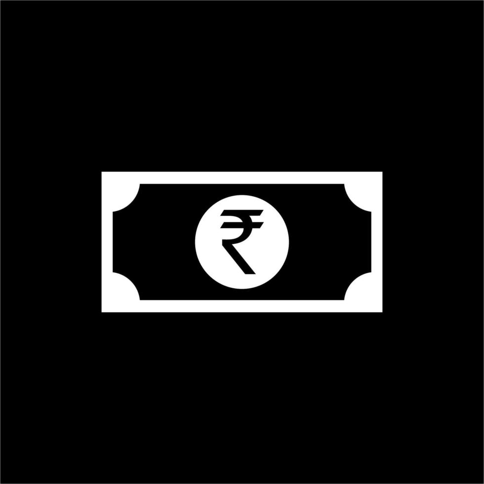 Indien-Währung, inr, Rupie-Symbol. Vektor-Illustration vektor