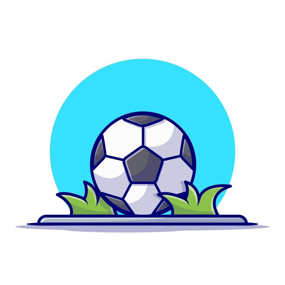 Fußball mit Pfeife Cartoon-Vektor-Symbol-Illustration. Sportobjekt-Icon-Konzept isolierter Premium-Vektor. flacher Cartoon-Stil vektor