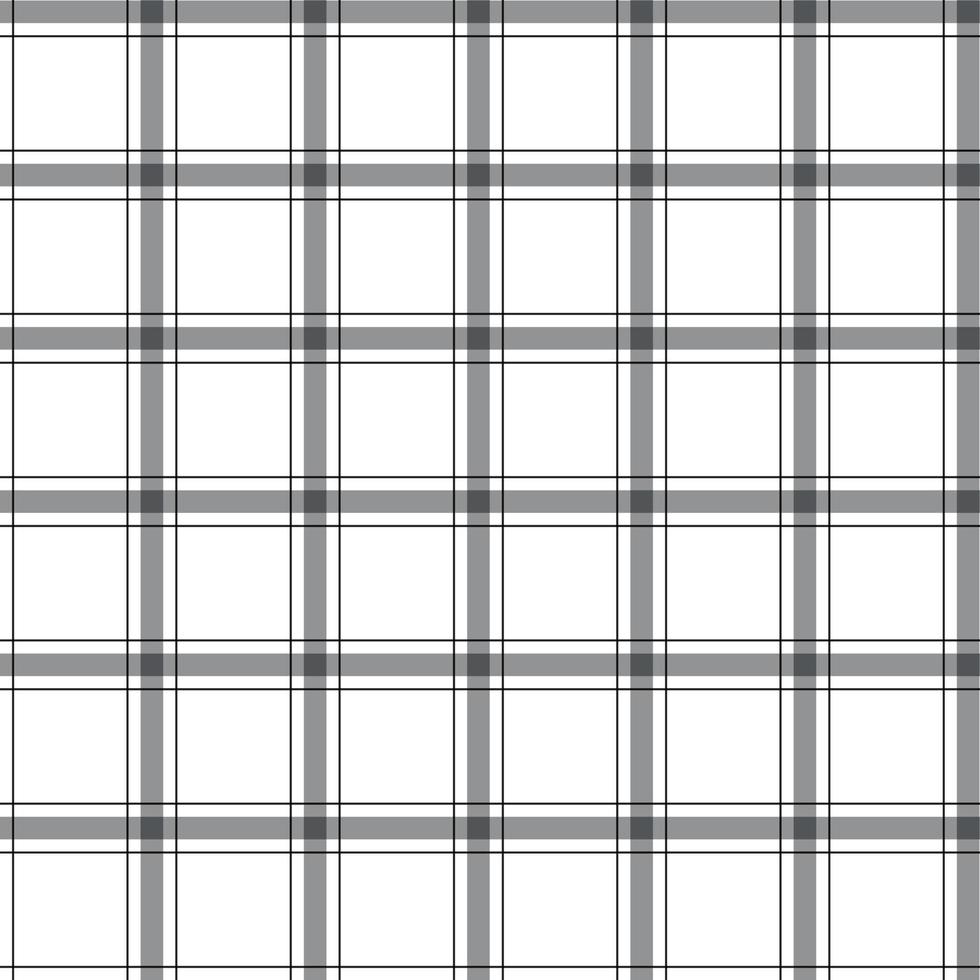 svart vit grå söt linje rand randig tartan pläd rutig scott gingham tecknad serie vektor sömlös mönster skriva ut bakgrund