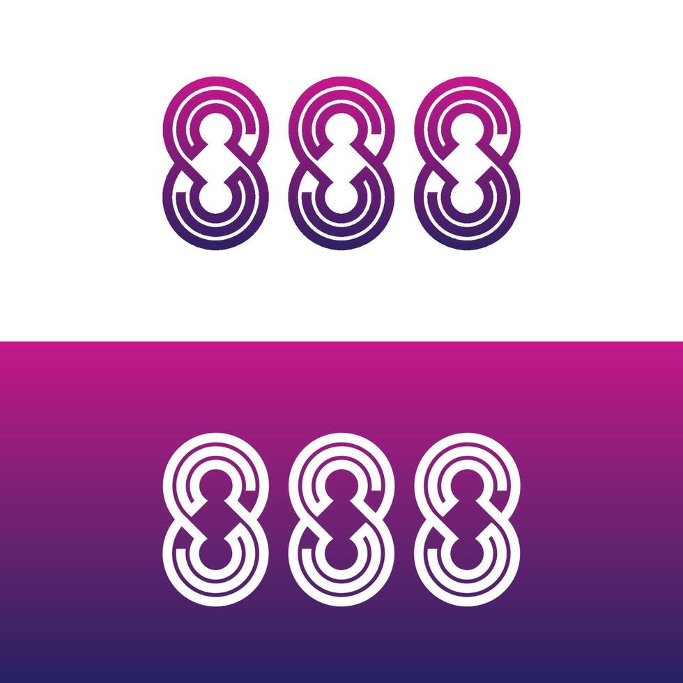 888-Vektor-Logo-Design. vektor