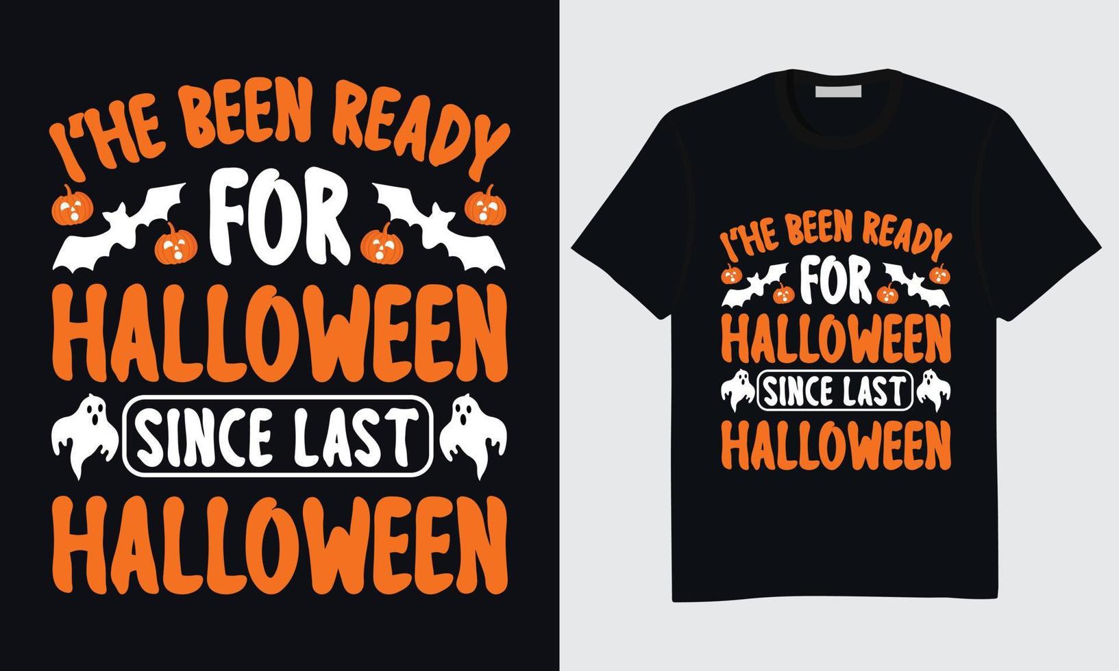 Halloween-T-Shirt-Design, fröhliches Halloween-T-Shirt-Design, trendiges Halloween-T-Shirt-Design, bestes Halloween-T-Shirt-Design, Halloween-T-Shirt-Vektorkunst vektor