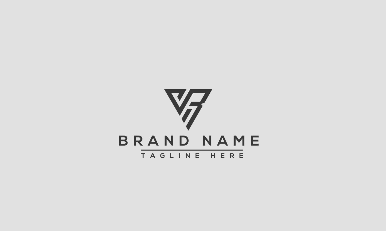 vr logotyp design mall vektor grafisk branding element.