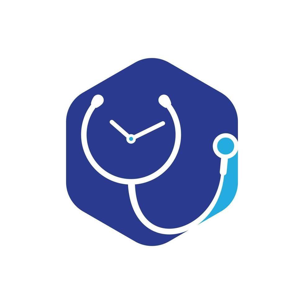 medicinsk tid vektor logotyp design mall. hälsa och medicinsk eller apotek logotyp begrepp.