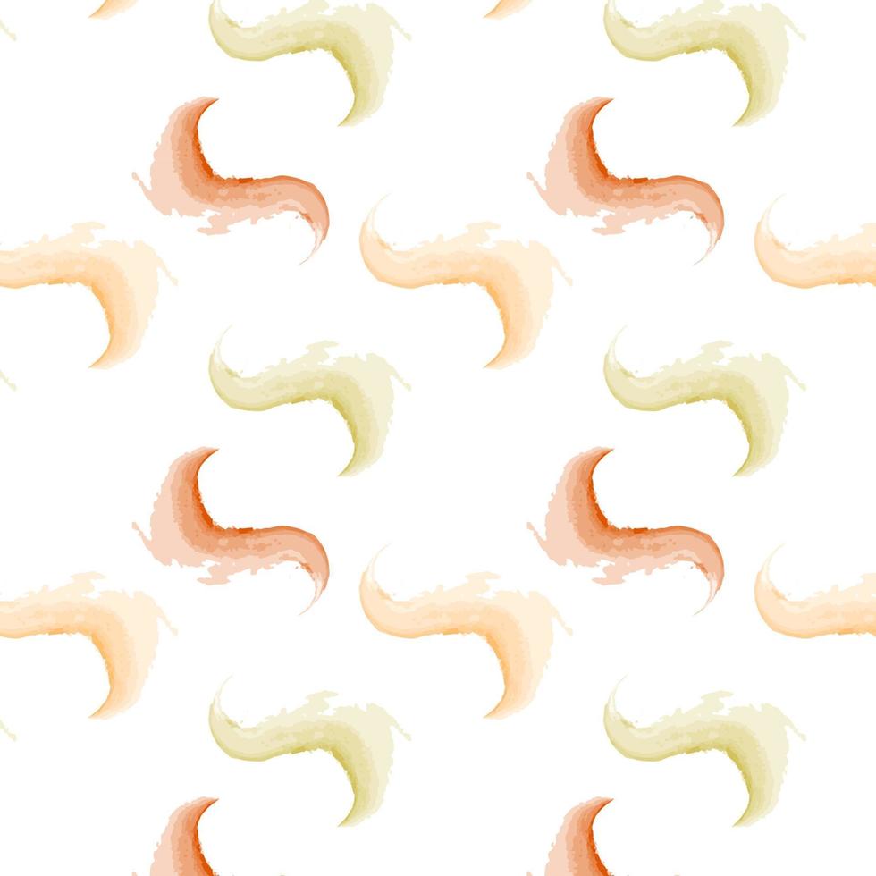 abstrakte Kleckse in angesagten herbstlichen Sandgoldtönen in Aquarell-Manier. Hintergrundtextur. isolieren vektor