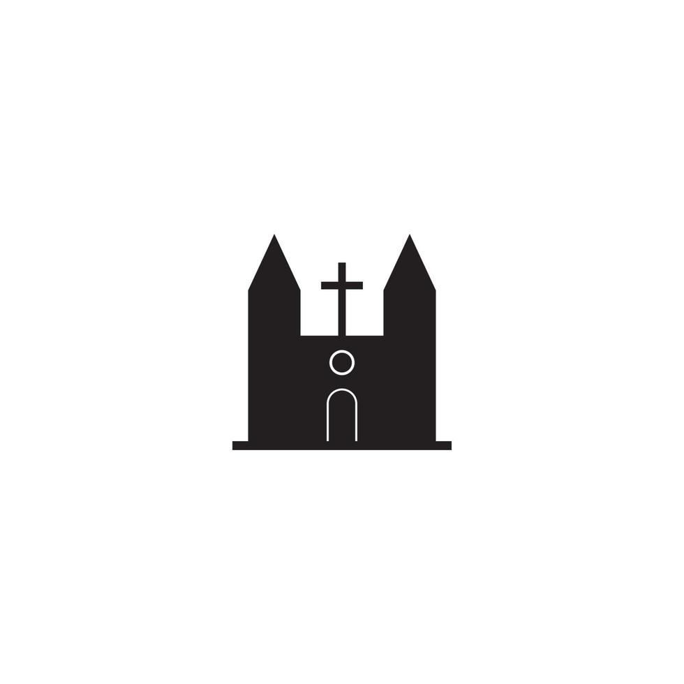 kyrka ikon vektor