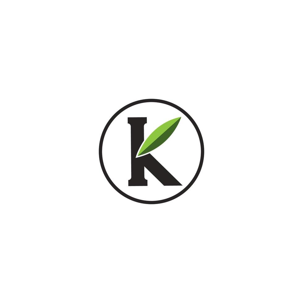 Buchstabe k. Logo vektor