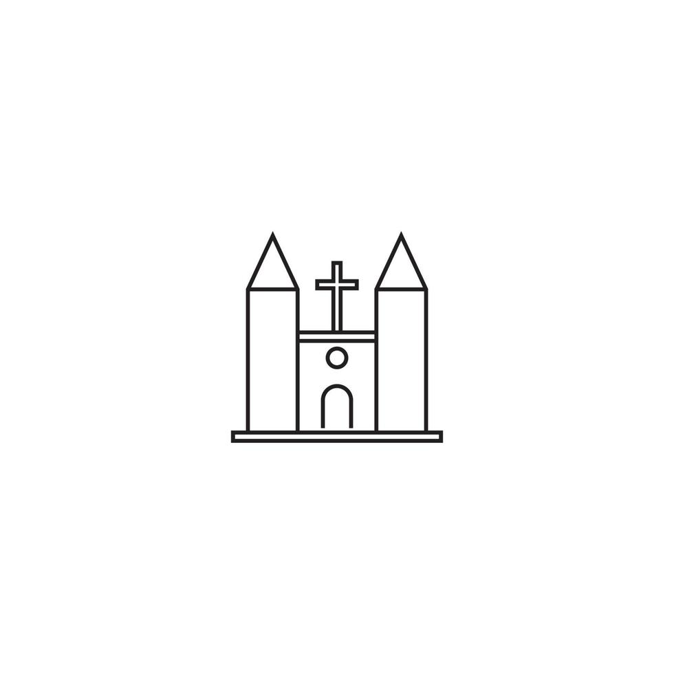 Kirche-Symbol-Vektor vektor