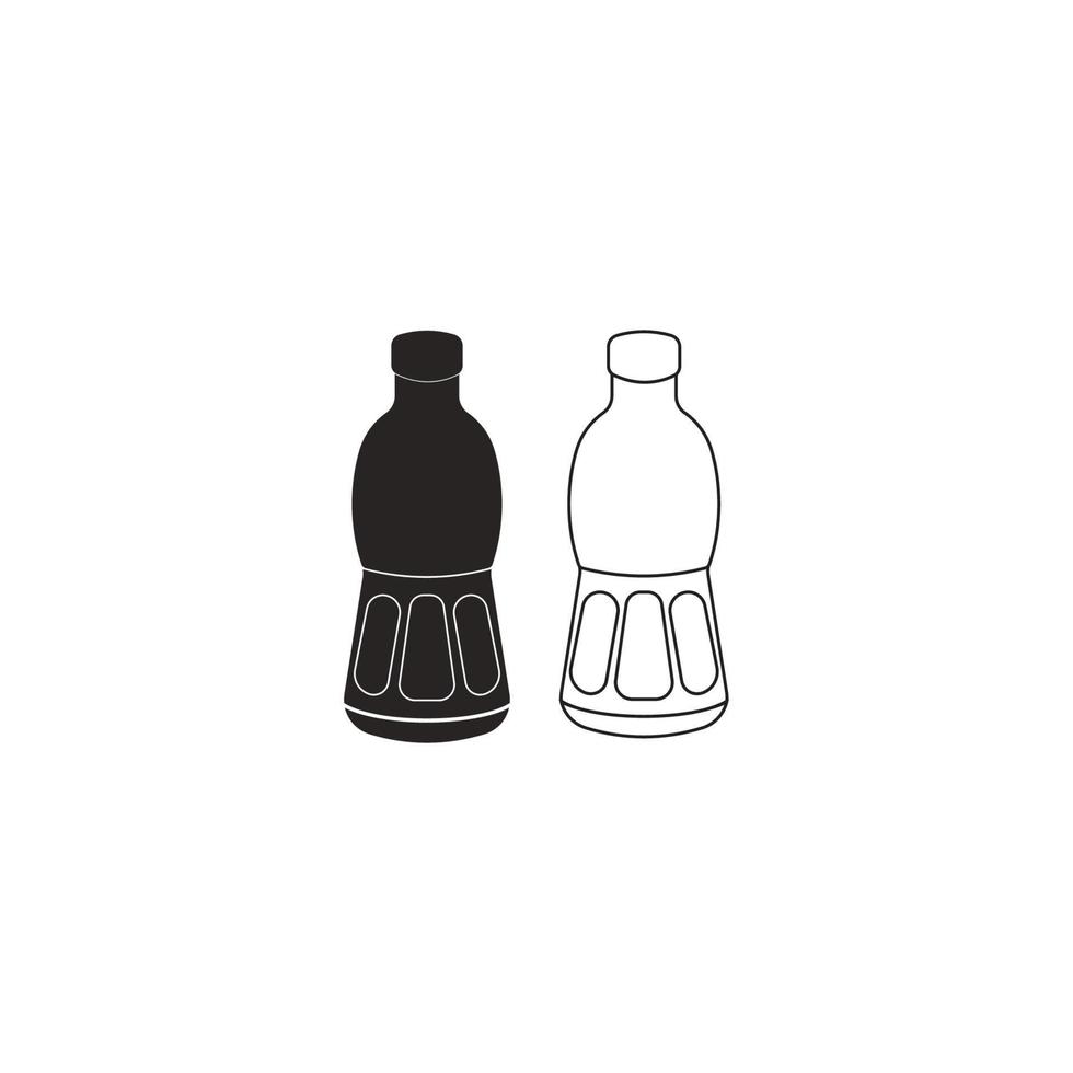 Flasche Symbol Vektor Illustration Symboldesign