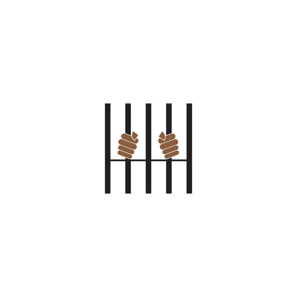 fängelse ikon vektor illustration symbol design