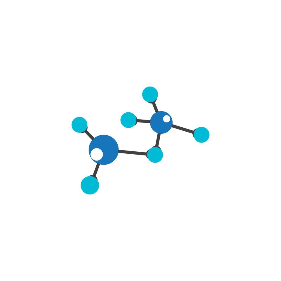 Molekül-Logo-Drachen-Logo-Hintergrund, Vektor-Illustration-Template-Design vektor