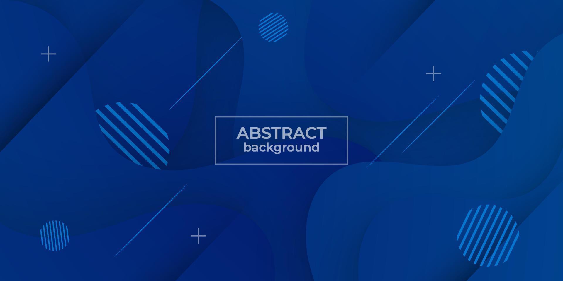 moderne elegante blaue abstrakte hintergrundgeometrie für banner, cover, flyer, broschüre, posterdesign, geschäftspräsentation und website. eps10-Vektor vektor