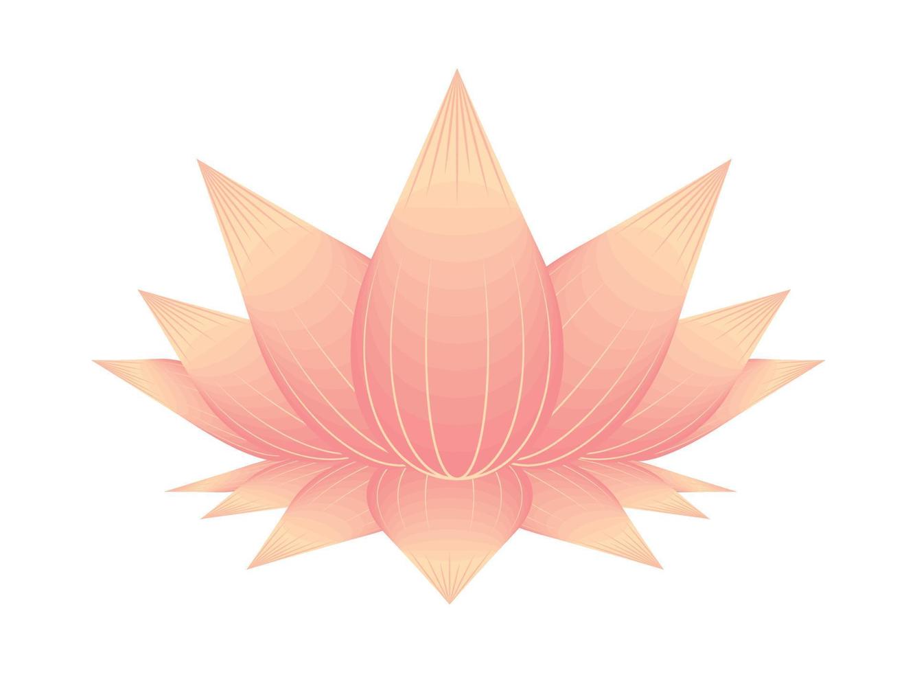 Lotusblume-Symbol vektor