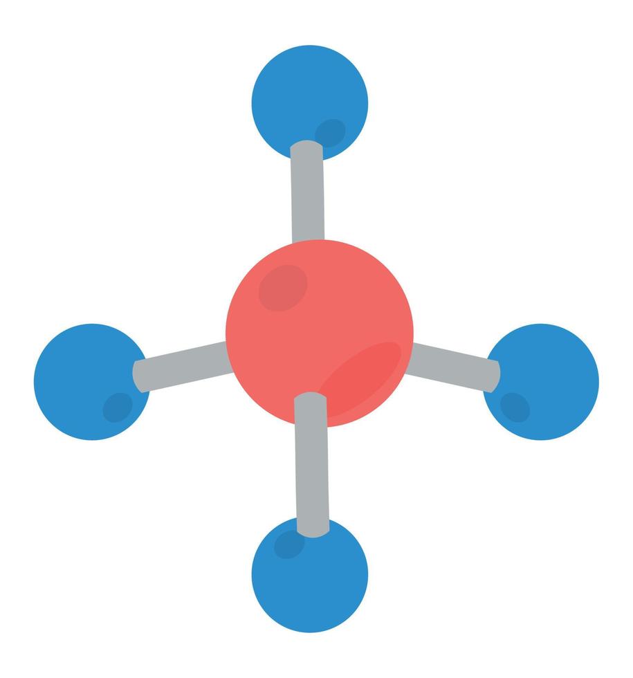 Symbol für Molekülstruktur vektor