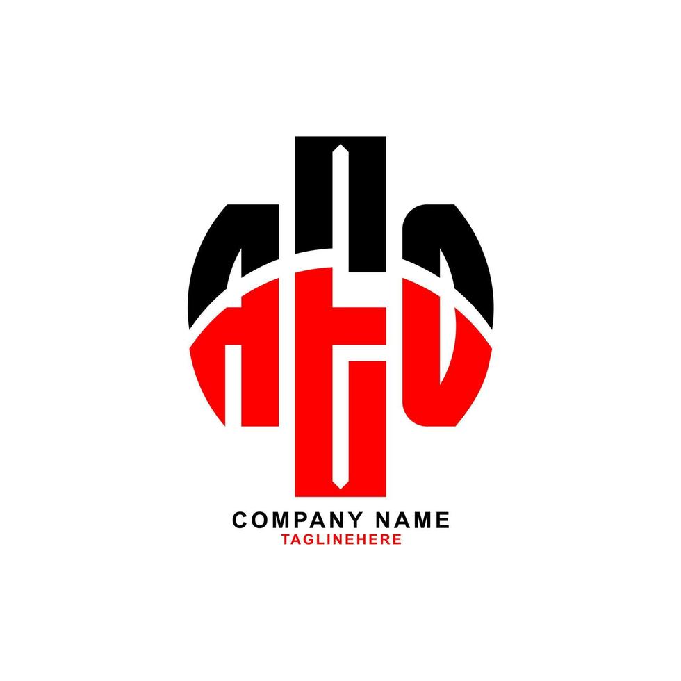 kreatives aeo-buchstaben-logo-design mit weißem hintergrund vektor