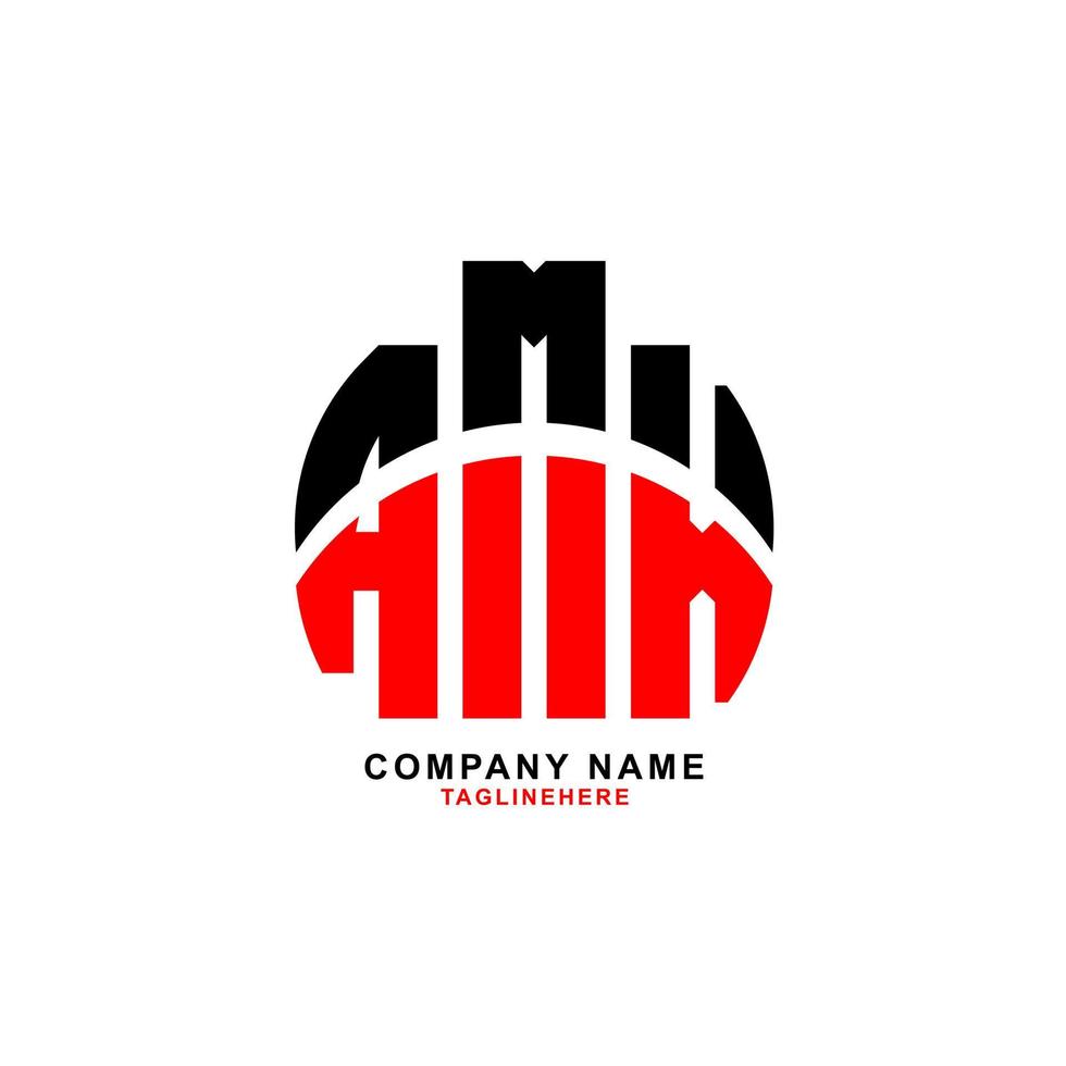 kreatives amx-brief-logo-design mit weißem hintergrund vektor